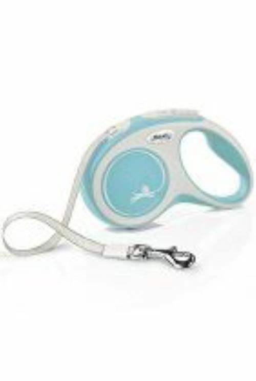 Vodítko FLEXI Comfort S opasok 5m/15kg sv.modrá NEW