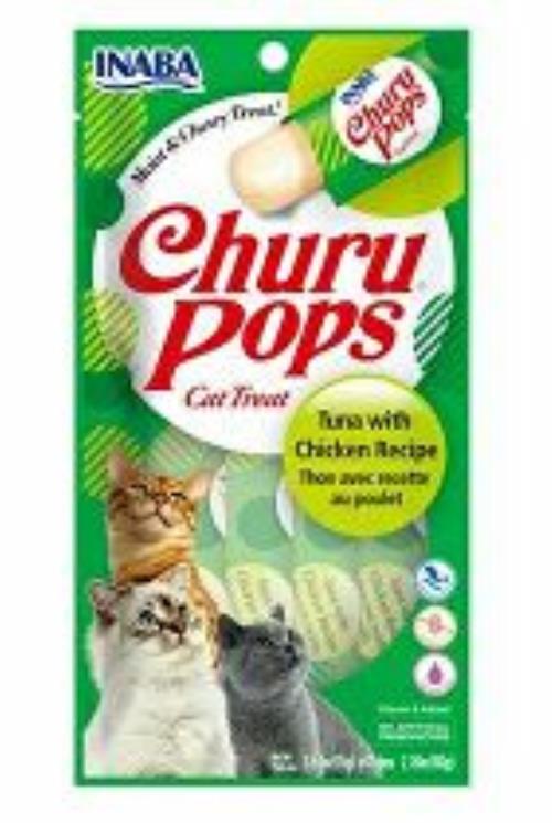 Churu Cat Pops Tuniak s kuracím mäsom 4x15g