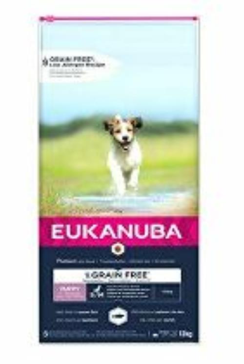 Eukanuba Dog Puppy&Junior Small&Medium Grain Free12kg