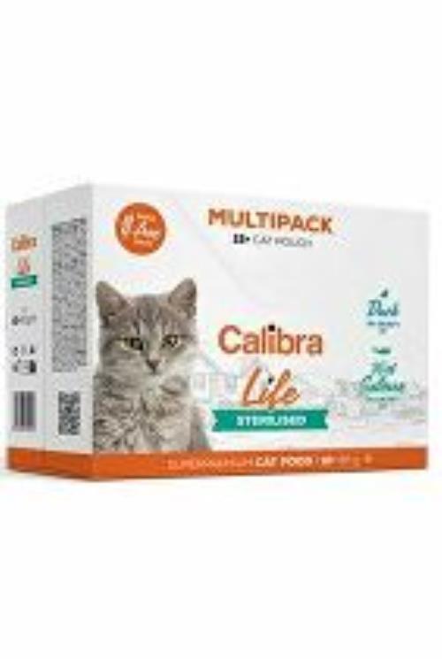 Calibra Cat Life Pocket Sterilised Multipack 12x85g