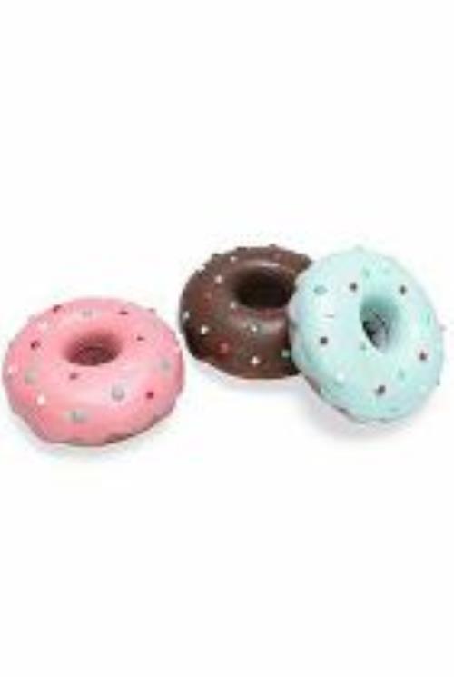 Hračka pre psa Donut latex mix farieb 12cm KAR