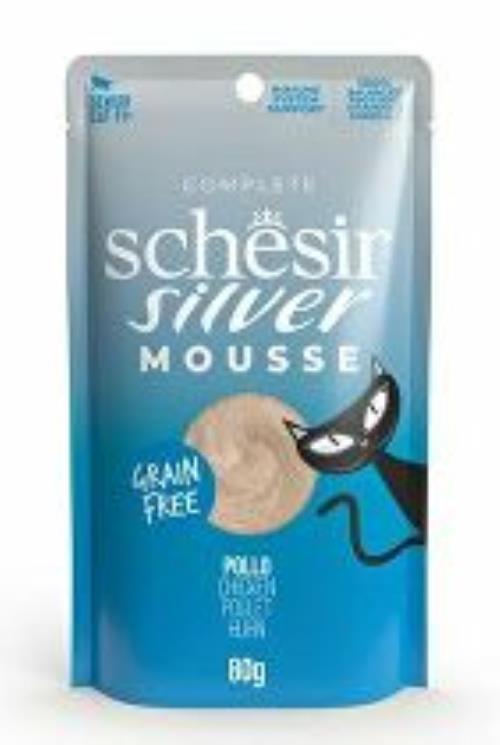 Schesir Cat pocket Senior Lifestage Mousse chicken 80g + Množstevná zľava