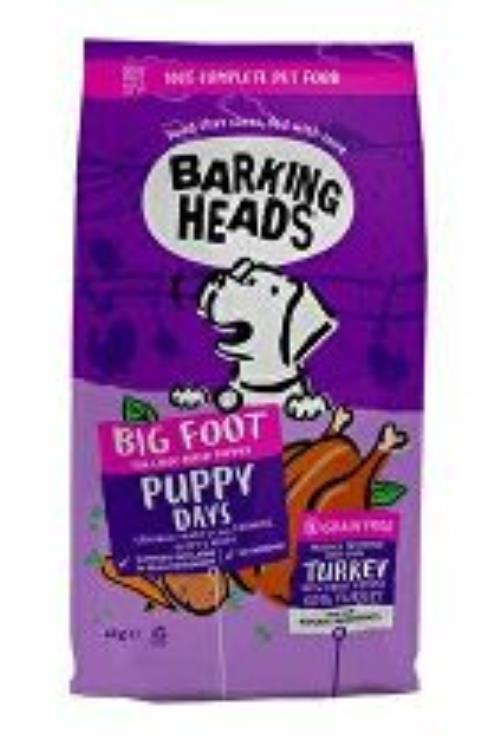 BARKING HEADS Big Foot Puppy Days Turkey 6kg