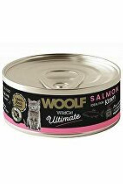 WOOLF Wildcat Ultimate konz Kitten Lososová paštéta 85g