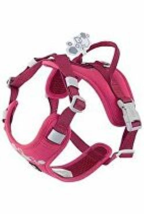 Postroj Hurtta Weekend Warrior II ECO ruby 40-50 + miska zadarmo