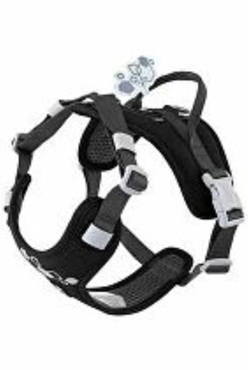Postroj Hurtta Weekend Warrior II ECO čierny 40-50 + miska zadarmo