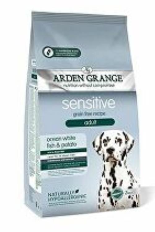 Arden Grange GF Dog Adult Sen.Oc.White Fish&Potato 2kg