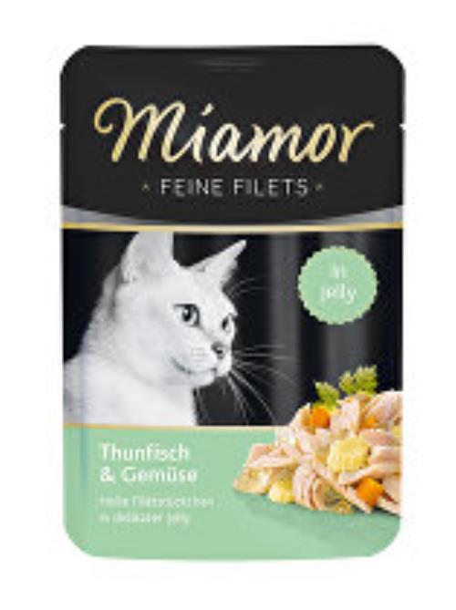 Miamor Cat Filet z tuniaka + zelený 100g + Množstevná zľava