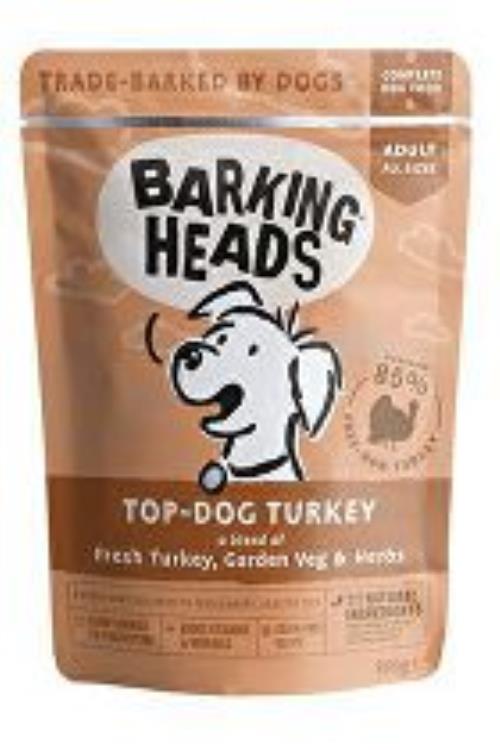 BARKING HEADS Top Dog Turkey kapsula 300g + Množstevná zľava