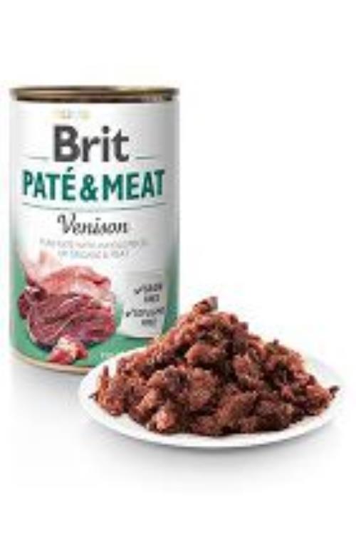 Brit Dog con Paté & Meat Venison 800g + Množstevná zľava