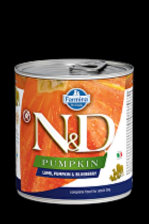 N&D DOG PUMPKIN Adult Lamb & Blueberry 285g + Množstevná zľava