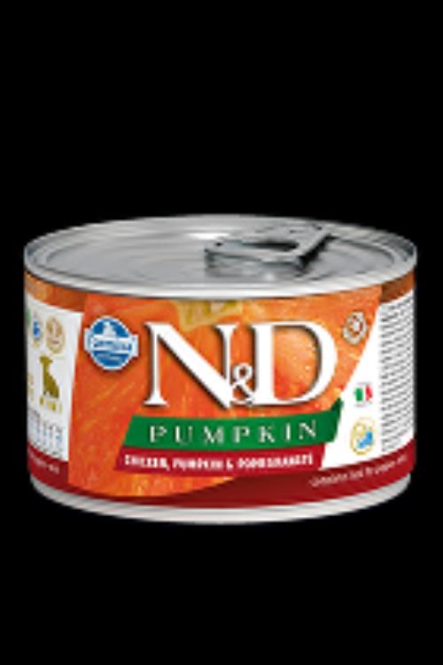 N&D DOG PUMPKIN Puppy Chicken & Pomegranate Mini 140g + Množstevná zľava