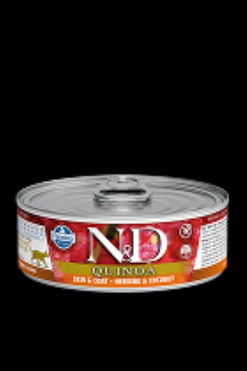 N&D CAT QUINOA Adult Herring & Coconut 80g + Množstevná zľava