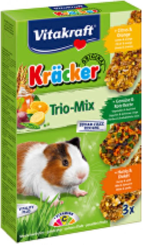 Vitakraft Hlodavce Morčatá Kräcker med/veg/citr 3ks