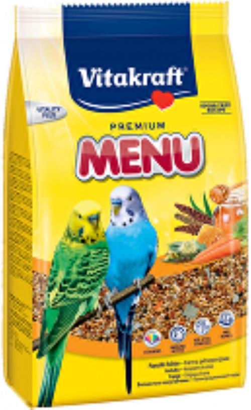 Vitakraft Krmivo pre vtáky. Menu vital medové andulky 500g