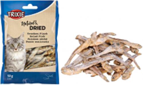 Sušené ryby pre mačky 5-6cm 50g TR 1ks + Množstevná zľava