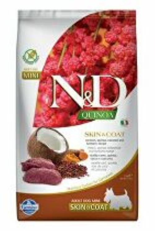 N&D Quinoa DOG Skin & Coat Venison & Coconut Mini 2,5g