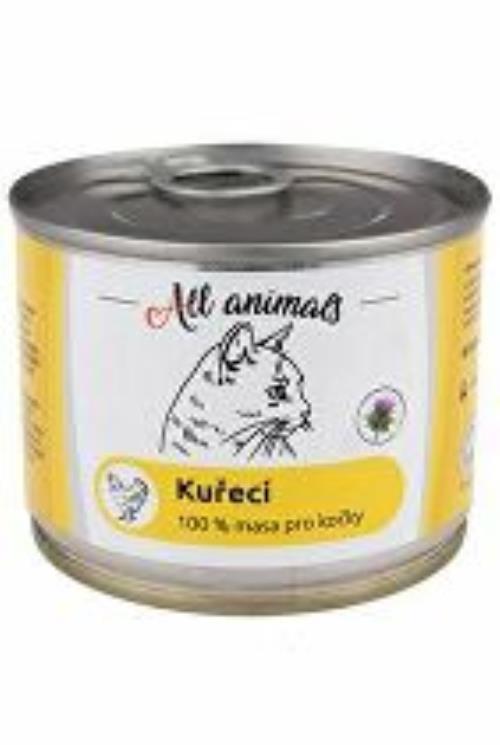 All Animals CAT kuracie mleté mäso 200g + Množstevná zľava