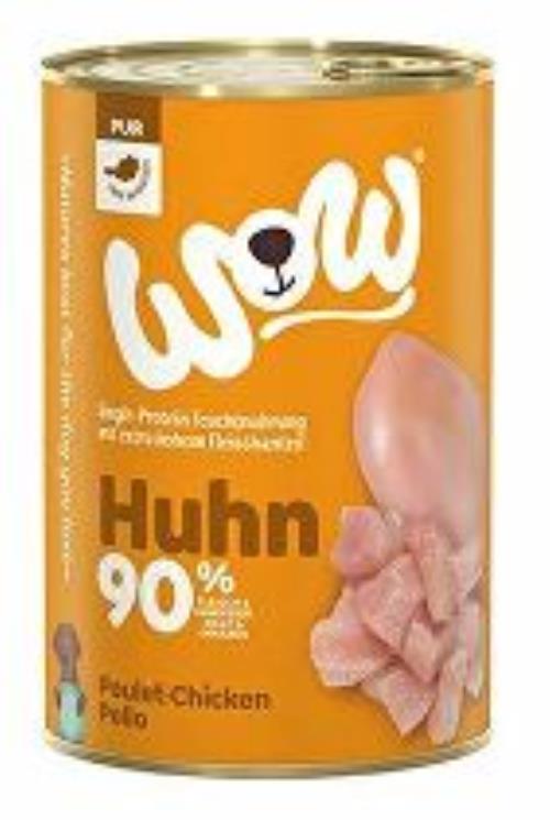 WOW konzerva PUR Kurací monoproteín 400g + Množstevná zľava