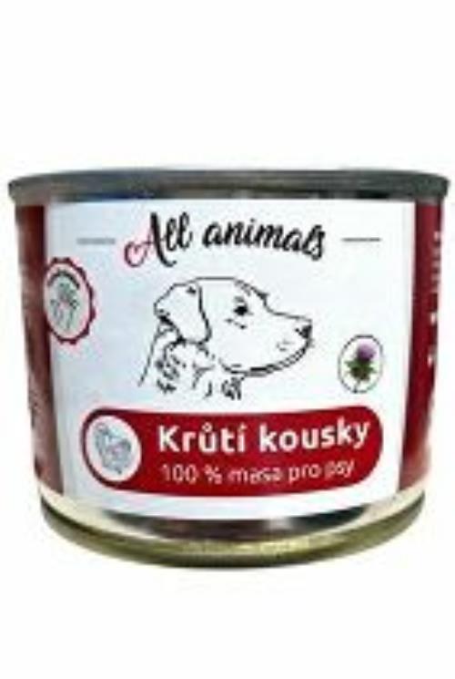 Všetky zvieratá DOG Kuracie kúsky 200g + Množstevná zľava
