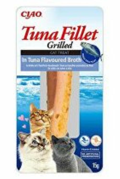 Churu Cat Tuniakové filé v bujóne s príchuťou tuniaka 15g