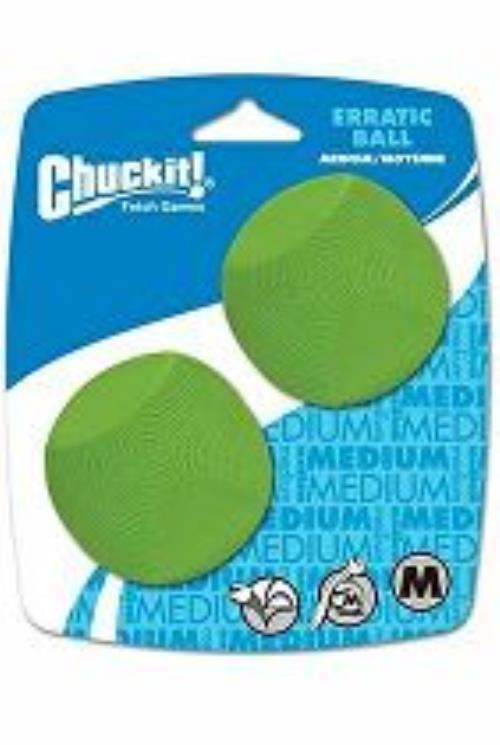 Hračka pre psov Chuckit Erratic Ball M 6cm/2ks