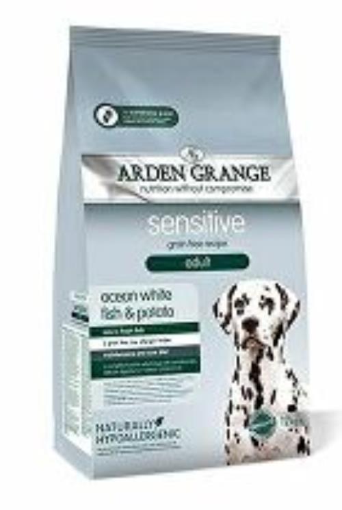 Arden Grange GF Dog Adult Sen.Oc.White Fish&Potato12kg