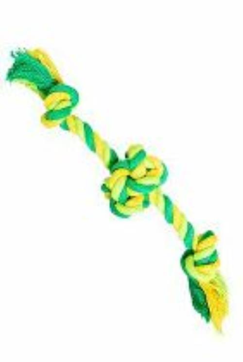 Hračka pre psov Bavlnená lopta, 2 ramená 22cm HipHop