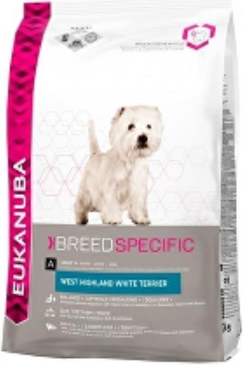 Eukanuba Dog Breed N. West High White Terrier 2,5kg