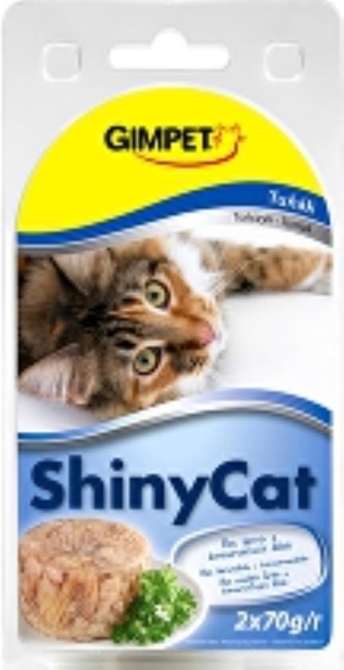 Gimpet cat cons. ShinyCat tuniak 2x70g + Množstevná zľava