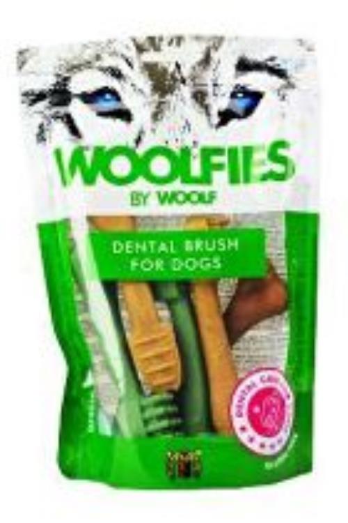 Pochúťka dentálna Woolfies Dental Brush M 200g + Množstevná zľava