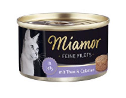 Miamor Cat Filet konzervovaný tuniak+kalamáre100g + Množstevná zľava