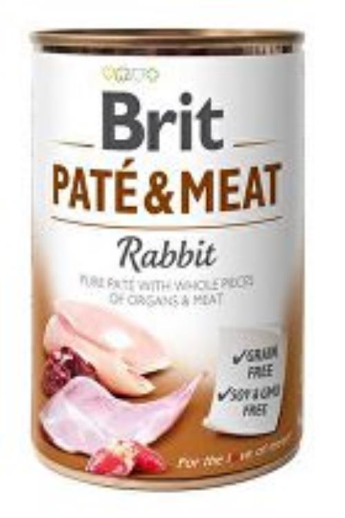 Brit Dog con Paté & Meat Rabbit 400g + Množstevná zľava