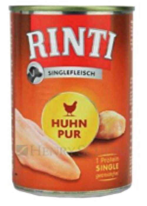 Rinti Dog konzerva PUR kuracie 400g + Množstevná zľava