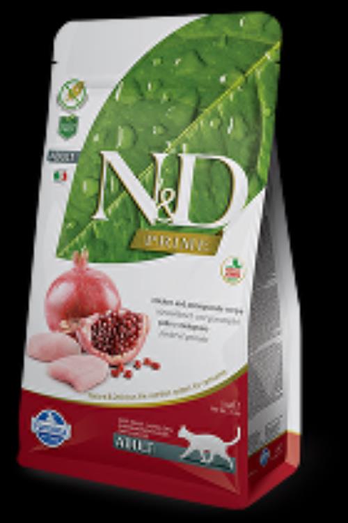 N&D PRIME CAT Adult Chicken & Pomegranate 300g