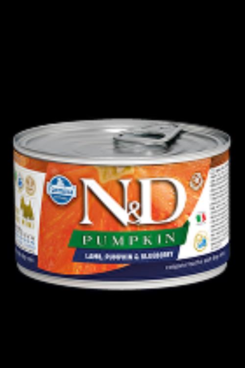 N&D DOG PUMPKIN Adult Lamb & Blueberry Mini 140g + Množstevná zľava