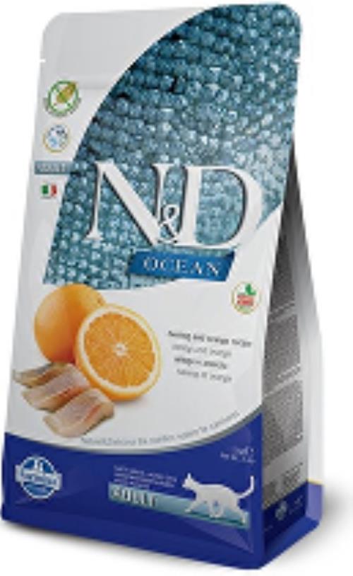 N&D OCEAN CAT GF Adult Herring & Orange 5kg