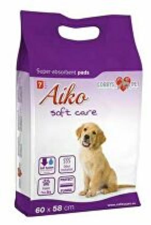 Absorpčná podložka pre psov Aiko Soft Care 60x58cm 7ks