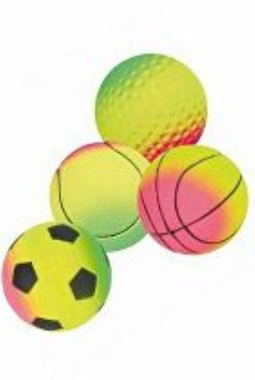 Loptička pre psa mechová guma NEON 6cm TR