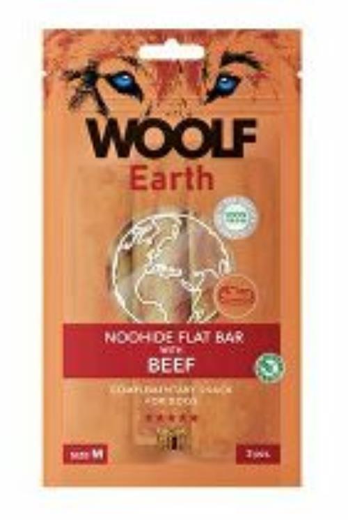 Woolf pochúťka Earth NOOHIDE M Beef 90g + Množstevná zľava
