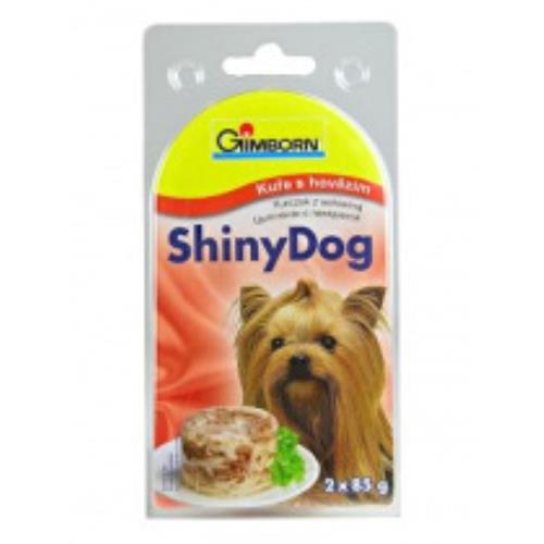 Gimborn Cons. ShinyDog kuracie/hovädzie mäso 2x85g + Množstevná zľava