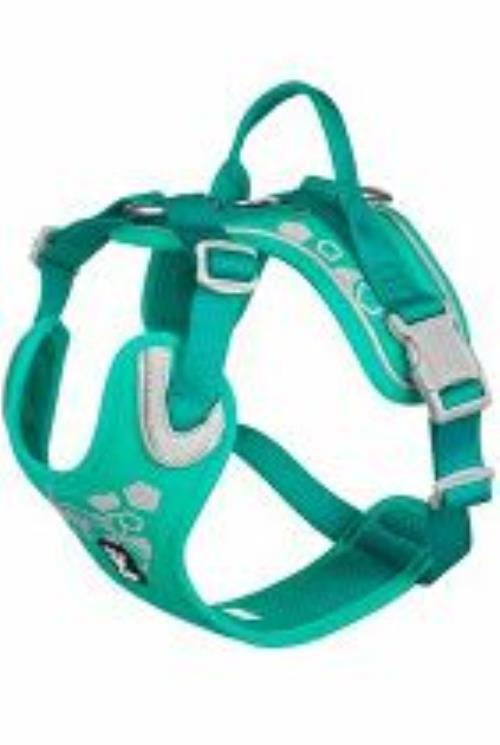 Postroj Hurtta Weekend Warrior peacock green 40-45cm