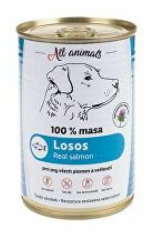 All Animals DOG losos mletý 400g + Množstevná zľava