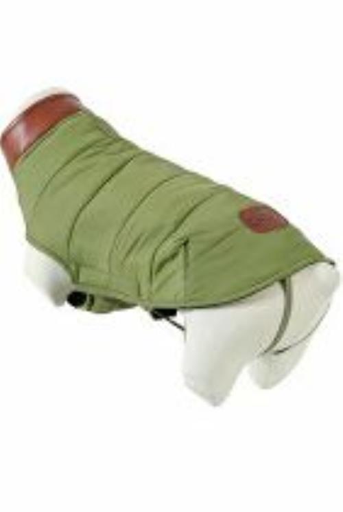 Prešívaná bunda pre psov LONDON khaki 30cm Zolu
