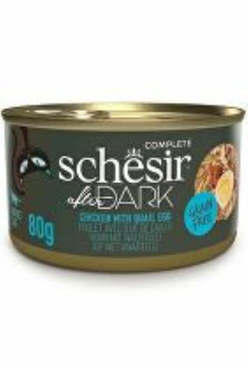 Schesir Cat Cons. After Dark Wholefood chicken/egg 80g + Množstevná zľava