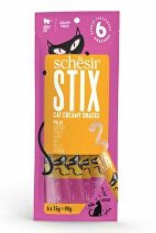 Schesir Cat Delicacy Stix Liquid Snack Chicken 6x15g + Množstevná zľava