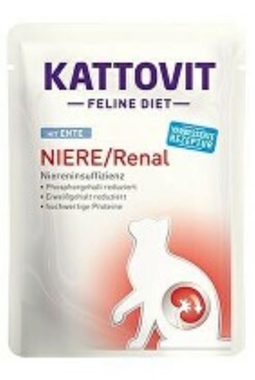 Kattovit Cat Kidney/Renal duck pocket 85g