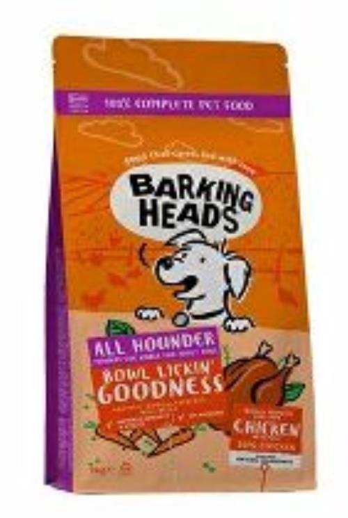 BARKING HEADS All Hounder Bowl Lickin Good Chick 2kg